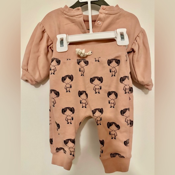 Star Wars x Baby Gap baby girls matching set, Size 3-6 months - Picture 2 of 4